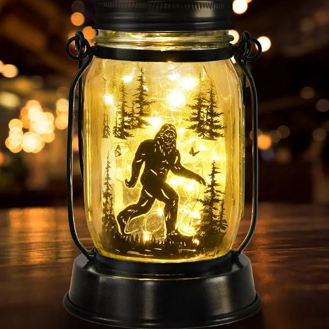 Trusted kyoryuger Bigfoot Gifts for Women Men Bigfoot Solar Lanterns Mom Grandma Luxury