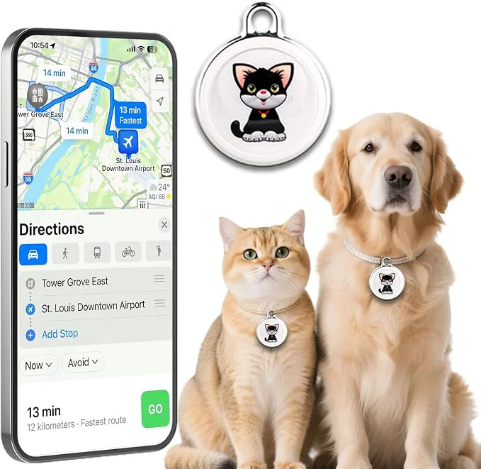 2025 Smart GPS Tracker for Dogs Mini Cat GPS Tracker Positioning Smart Alarm Effective