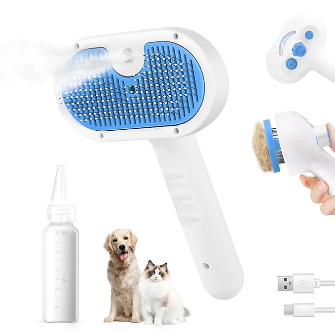 Excellent Pet Steam Brush for Dog Cat Official