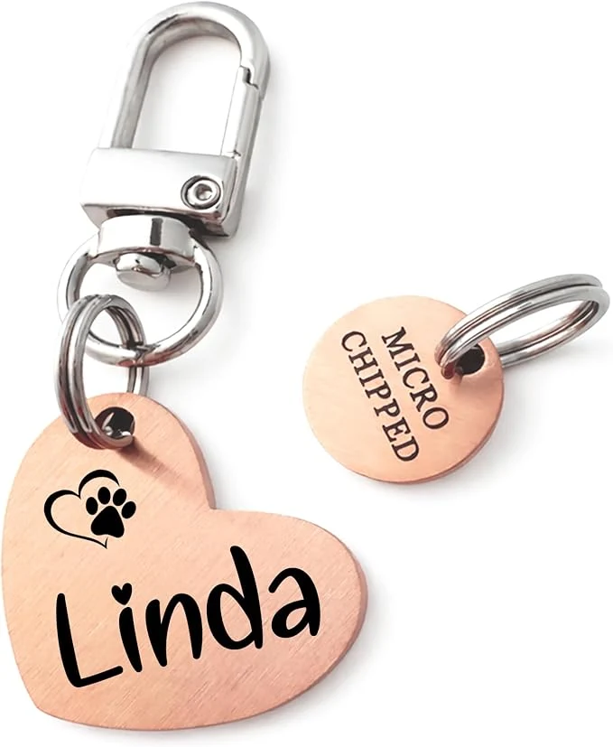 Fine Ultra Joys Dog ID Tag Custom Dog Tag Personalized Cat Tag Pet ID Tag Organic