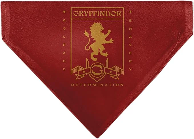 Trusted Harry Potter Pet Bandana Harry Potter Gryffindor Traits Banner and Icons Reds Superior