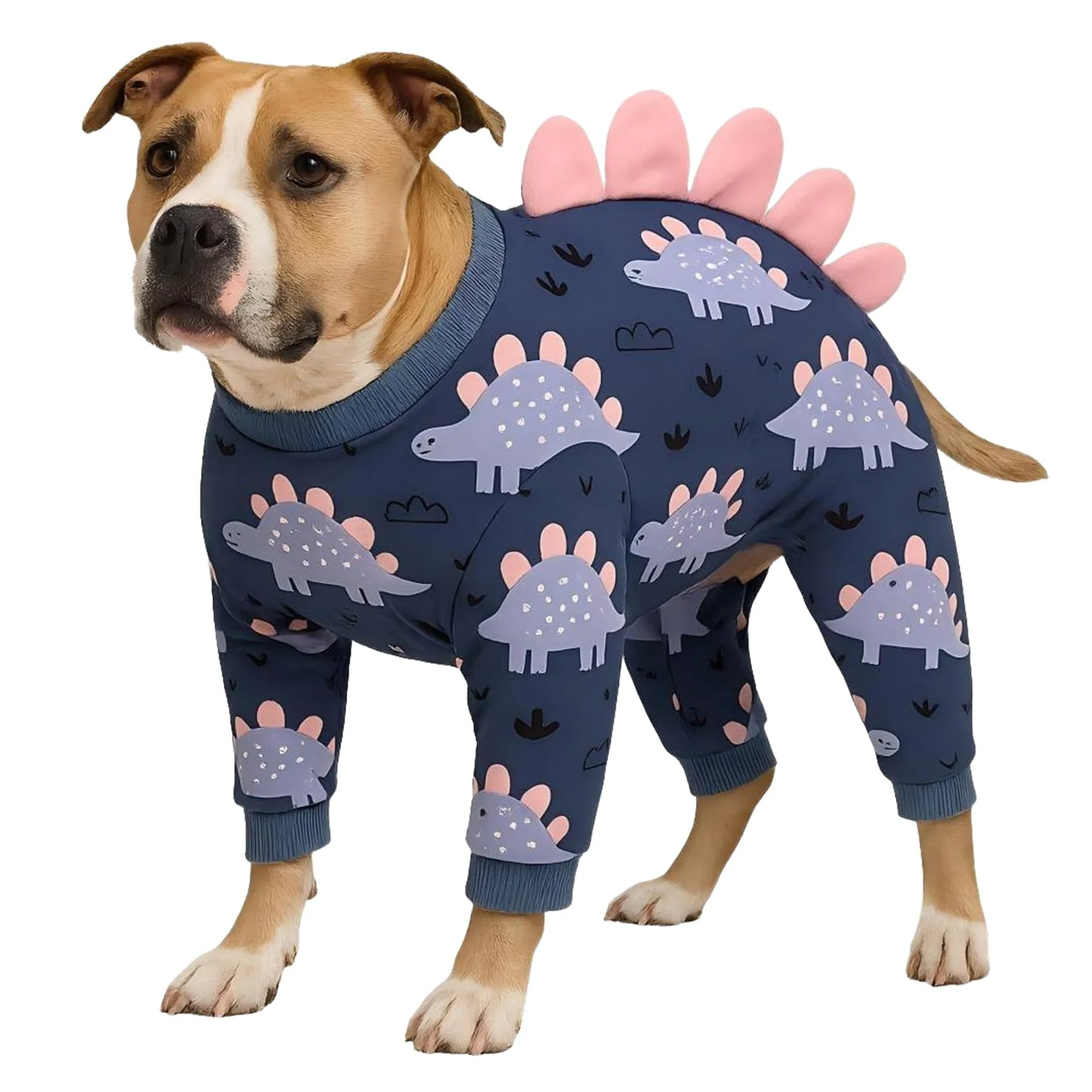 Efficient LovinPet Large Dog Pajamas XXL – Four-Leg Stretch Onesie Lightweight UV-Shield Post-Op Recovery Suit High-End