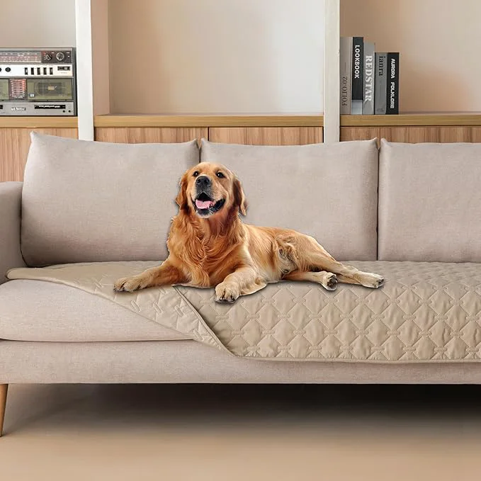 First-Class gogobunny 3X Stronger Waterproof Pet Blanket Scratch Proof Furniture Protector for Dogs Cats Reversible Cover 30×80 Inch Dark BeigeAbout ThisOverview Top-Quality