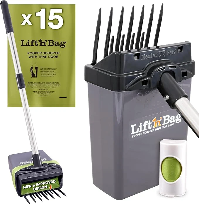 Long-Lasting Neater Pet Brands Lift N Bag 2.0 Dog Pooper Scooper Organic