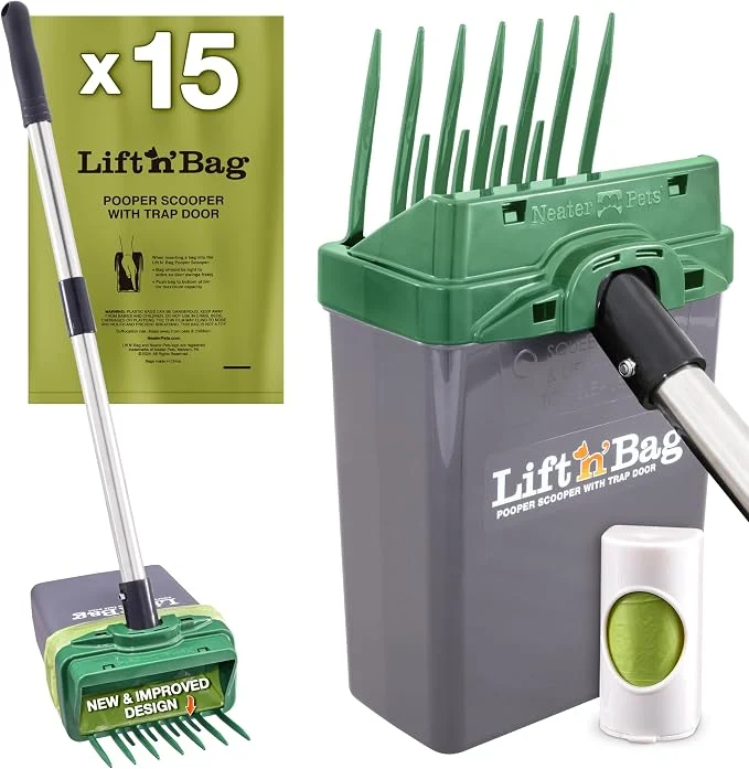 Eco-Friendly Neater Pet Brands Lift N Bag 2.0 Dog Pooper Scooper Traditional