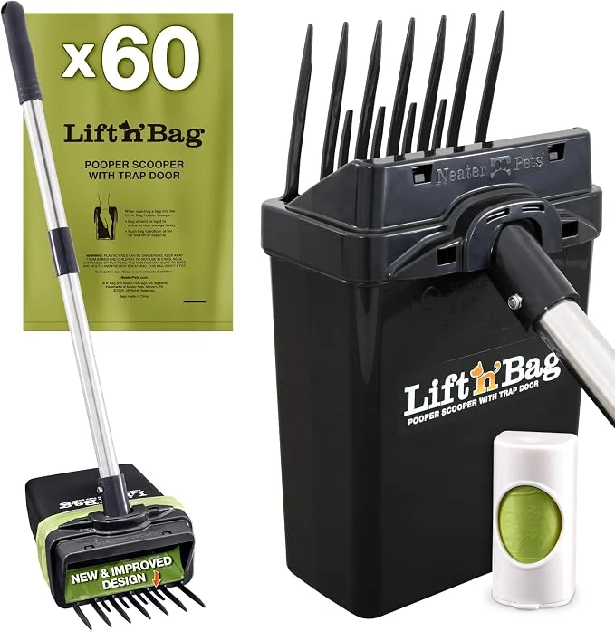 Modern Neater Pet Brands Lift N Bag 2.0 Dog Pooper Scooper Secure