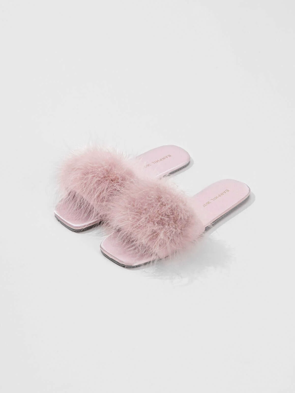 Fashionable Classic Feather Slippers Professional