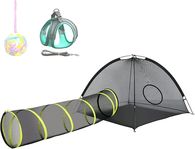 Safe Outdoor Cat Enclosures Indoor Portable Mesh Tent Playhouse High-End