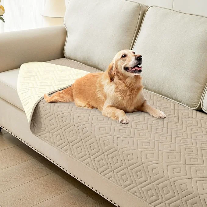 Recyclable hyha Waterproof Dog Blanket Soft Pet Bed Blankets Waterproof Sofa Couch Cover Green