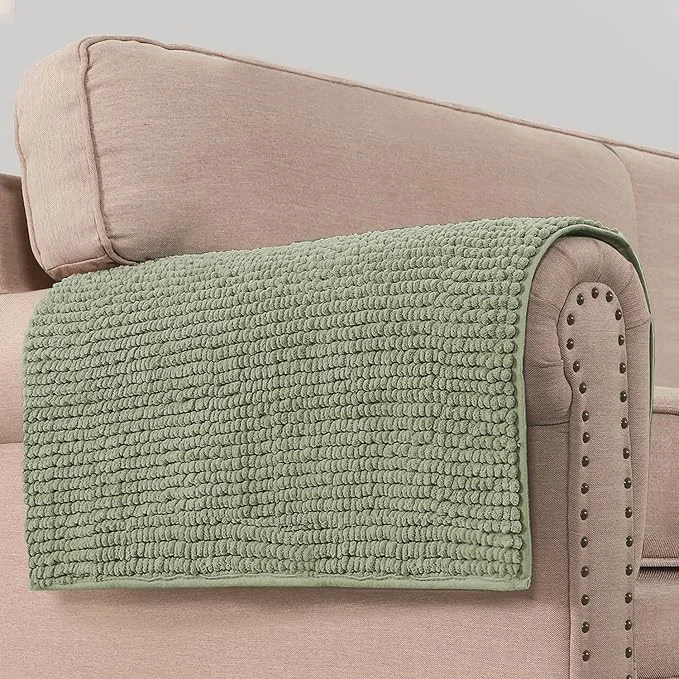 Prestigious H.VERSAILTEX Plush Chenille Couch Armrest Cover 2 Packs Thick and Soft Sofa Covers Furniture Protector Cover for Pets 27.5 x 27.5 Sage About ThisOverview Refined