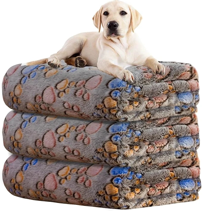 Smooth Rezutan 1 Pack 3 Blankets for Dogs Dog Blanket for Large Medium Pet Cat Certified
