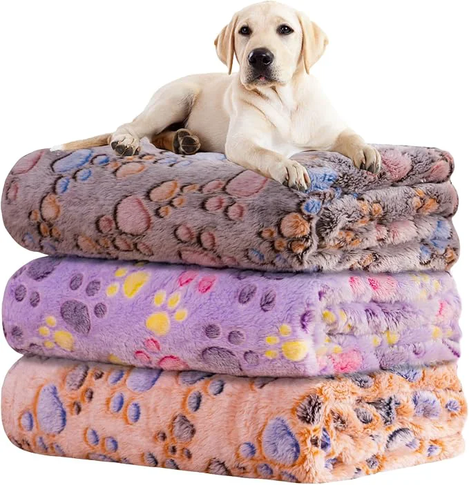 Effective Rezutan 1 Pack 3 Blankets for Dogs Dog Blanket for Large Medium Pet Cat High-Grade