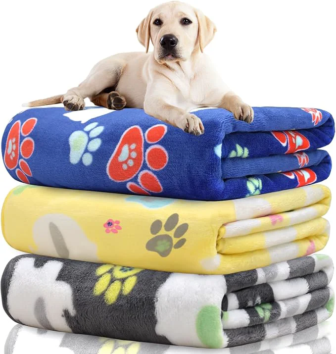 Environmentally Friendly Rezutan Blanket for Large Dogs 1 Pack 3 for Medium Pet Cat Soft Fluffy Washable Verified