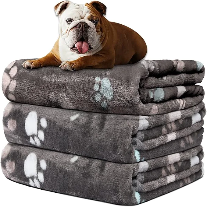 Top-Quality Rezutan Dog Blankets for Medium Dogs Upgraded 3 Pack Dog Cat Blanket Washable Carefully Designed