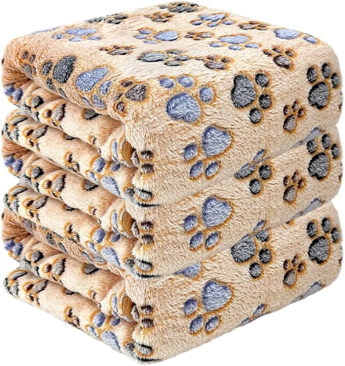 Recyclable Dog Blankets for Large Dogs Soft Fluffy Flannel Pet Blanket Mat Cover for Bed Smart
