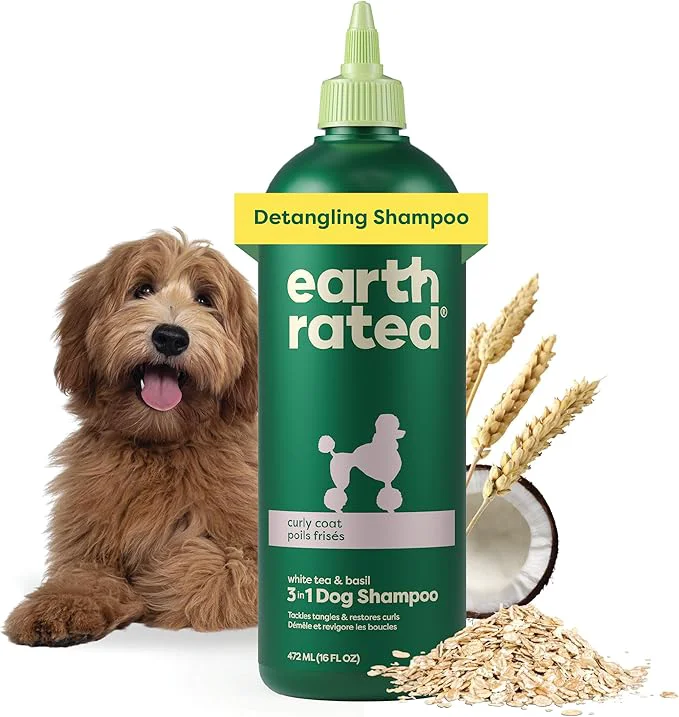 Comfortable Earth Rated Hypoallergenic 3-in-1 Detangle Dog Puppy Shampoo Conditioner for Doodles and Poodles Deodorize 98.5 Natural 16 ozAbout ThisOverview Superior