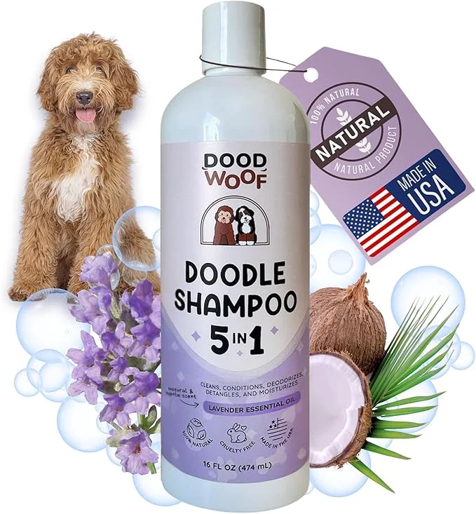 Advanced Dog Shampoo and Conditioner for Doodle – All Natural Dog Shampoo for Smelly Dogs Sensitive Skin Pet Shampoo for Dogs Goldendoodle Doodles Poodle Puppy Shampoo and Conditioner – Dog SoapAbout ThisOverview Functional
