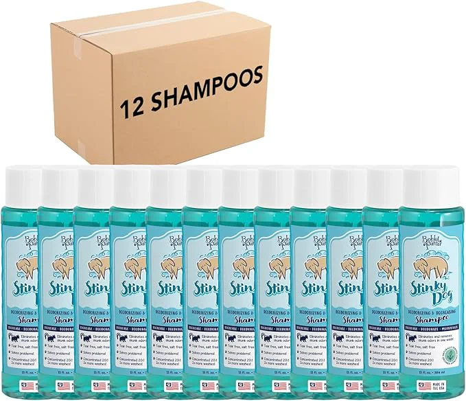 High-End Bobbi Panter Dog Shampoo – Made in USA – All Natural Formula for Heavy Duty Deodorizing Degreasing – Concentrated 25 1 for Professional Groomers – Fresh Clean Scent 13 Oz Case of 12 About ThisOverview Casual