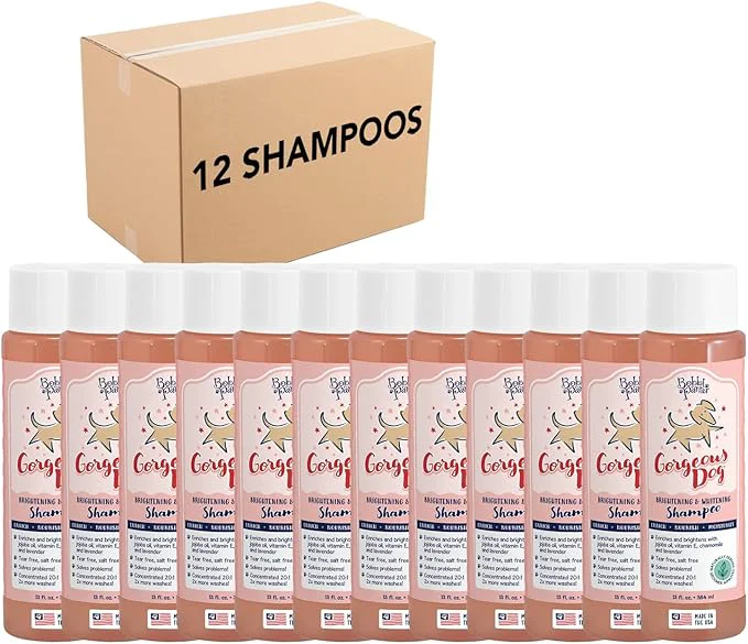 Stylish Bobbi Panter Dog Shampoo – Made in USA – All Natural Formula for Whitening All Coats Enhances Shine Moiturizes – Concentrated 20 1 for Professional Groomers – Peach Scent 13 Oz Case of 12 About ThisOverview Crafted