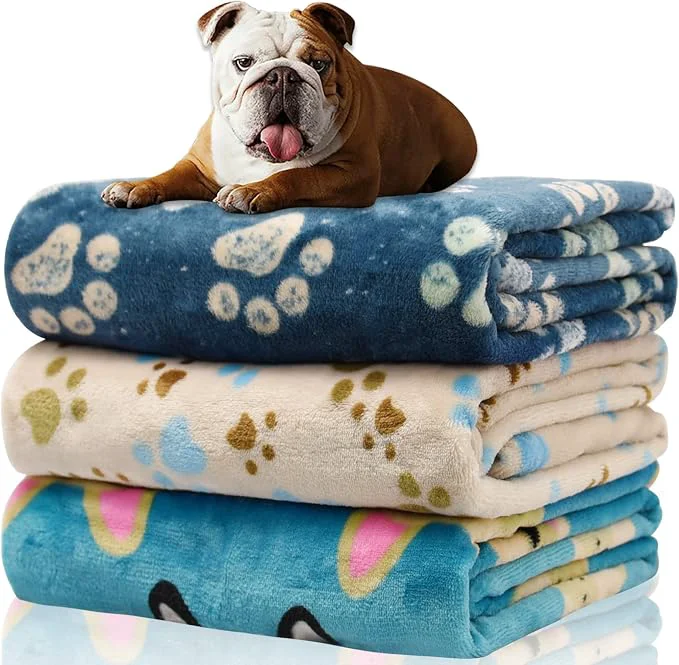 Stylish Rezutan Dog Blanket for Medium Dogs 1 Pack 3 Premium Soft Cat Puppy Blankets High-Grade