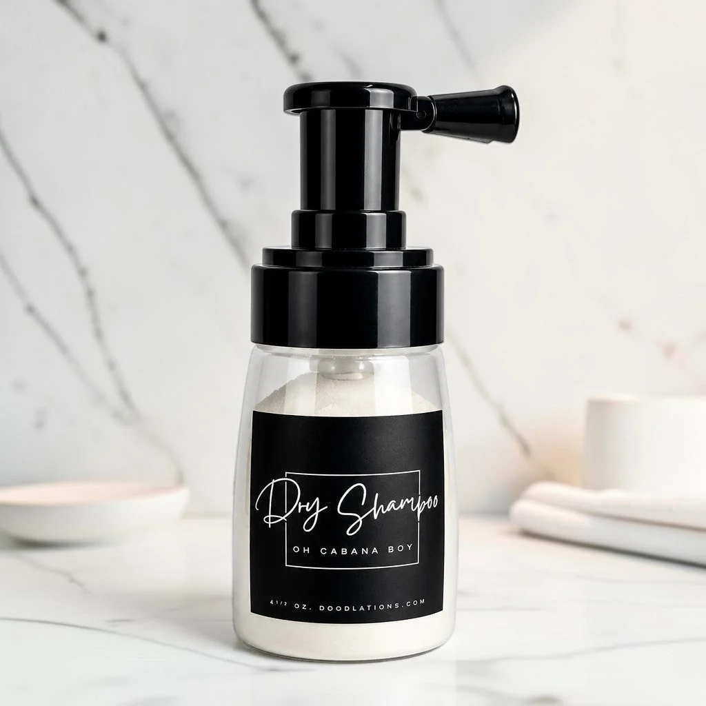 Functional Dry Powder Shampoo by Doodlations Oh Cabana Boy Enhanced