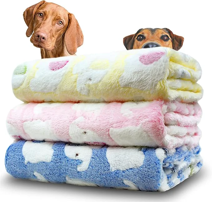 First-Class Dog Blankets for Medium Large Dogs 3 Pack Washable Pet Throw 41 x 31 Innovative