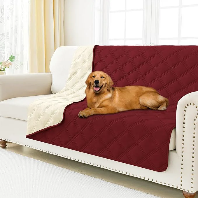 Elegant Smiry Waterproof Dog Bed Cover Blanket 52×82 Soft Reversible Pet Blanket Prestigious