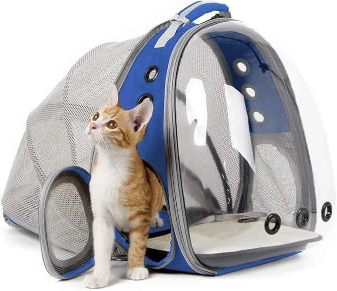 Effective Back Expandable Clear Cat Backpack Carrier Fit up to 12 lbs Space Capsule Bubble Window Pet Carrier Backpack for Cat and Small PuppyAbout ThisOverview High-End