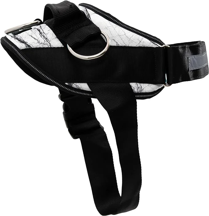 Classic ShawnCo Essential Dog Harness No-Pull Pet Vest with 3 Leash Clips No Choke Reflective Adjustable and Padded for Easy Walking and Training for Small Medium and Large Dogs White Marble XL About ThisOverview Original Design