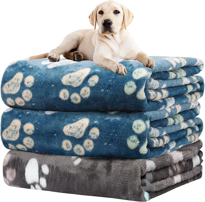 Comfortable Rezutan Premium Dog Blankets for Large Dogs Cat Flannel Blanket Washable Proven