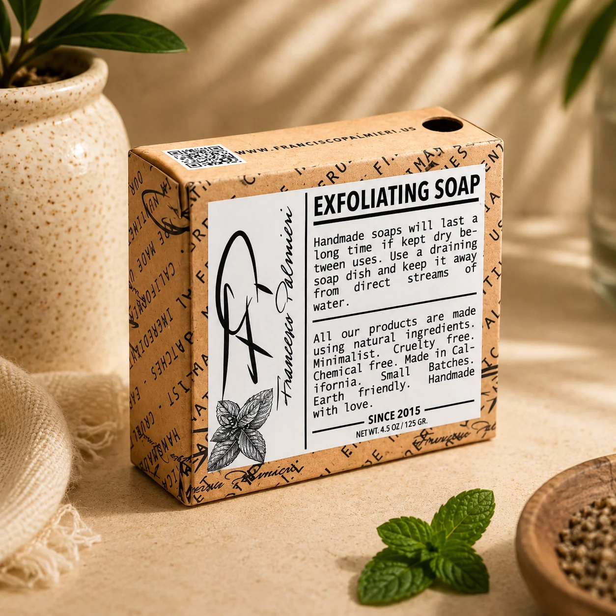 Fashionable SOAP BAR – EXFOLIATING Eco-Friendly