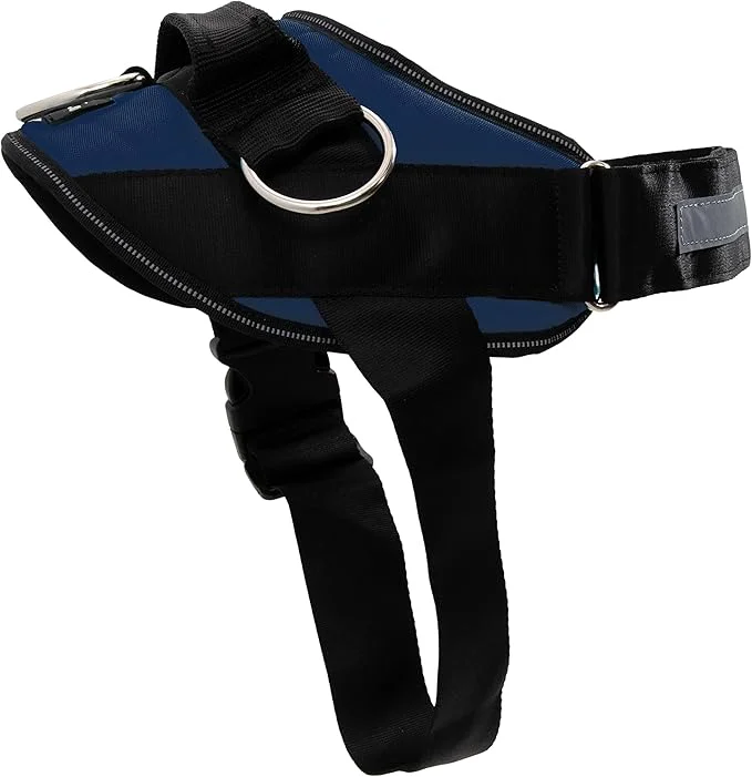 Certified ShawnCo Essential Dog Harness No-Pull Pet Vest with 3 Leash Clips No Choke Reflective Adjustable and Padded for Easy Walking and Training for Small Medium and Large Dogs Pacific Blue M About ThisOverview User-Friendly