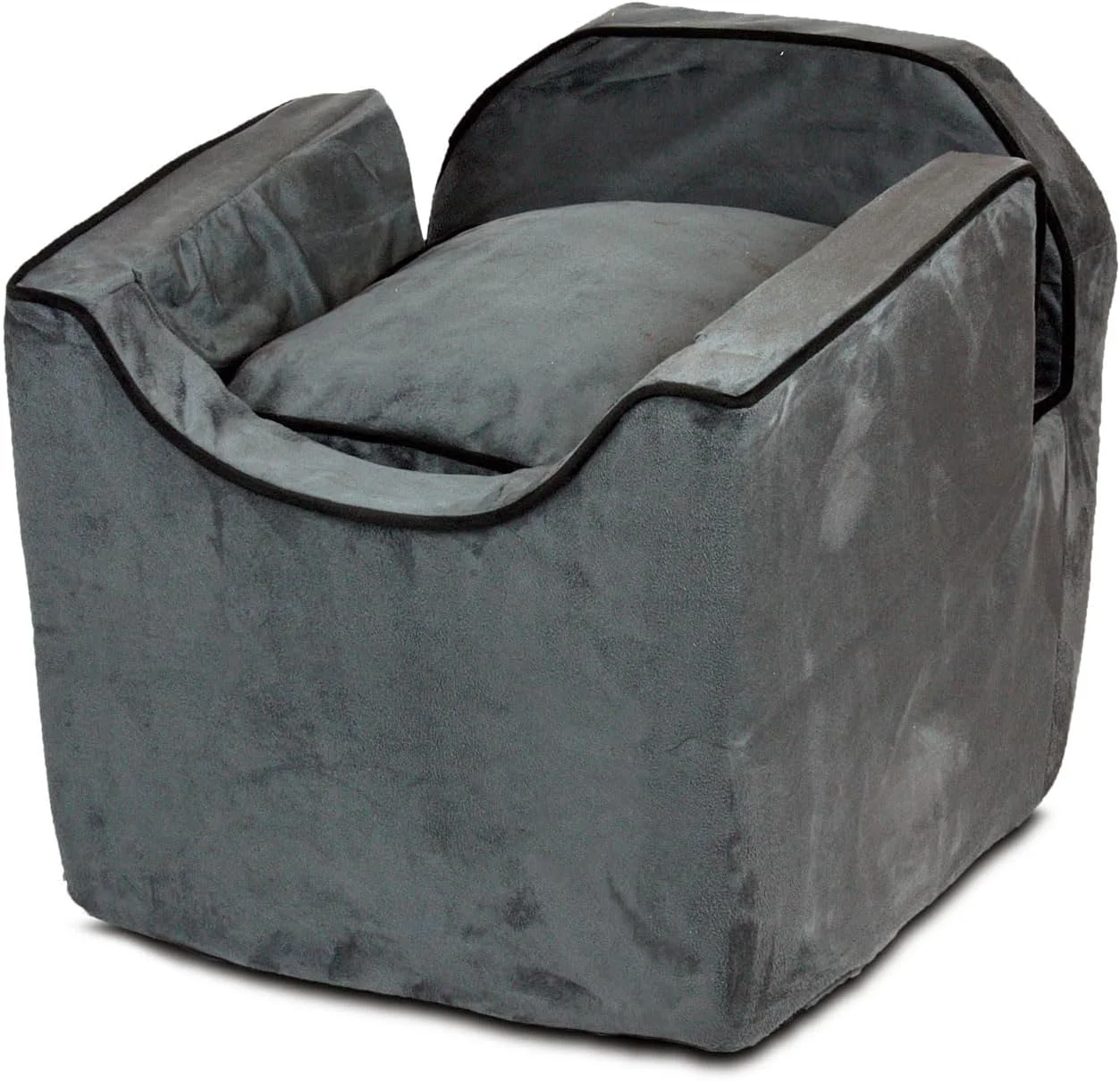 Sustainable Snoozer Luxury Lookout Pet Car Seat Small Luxury I Anthracite Black Expertly Made