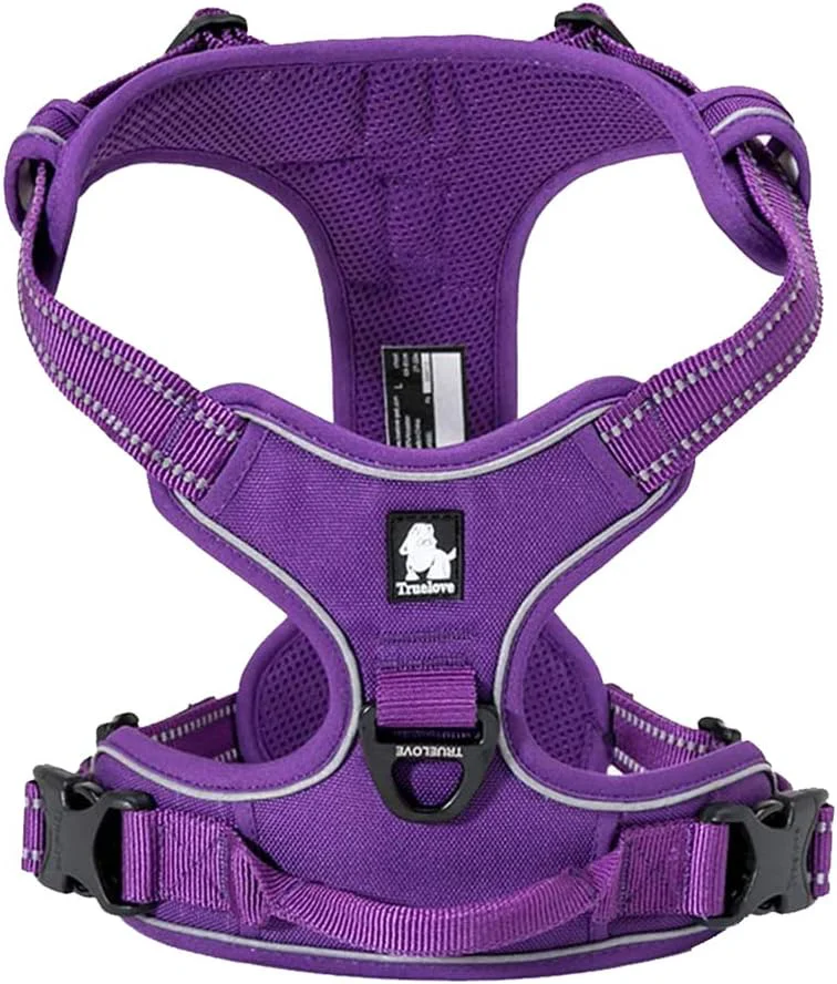 Artisan TRUE LOVE Truelove Adjustable No-Pull Dog Harness Reflective Pup Vest Harnesses Comfortable Control Brilliant Colors TLH5651 Purple XL Unique