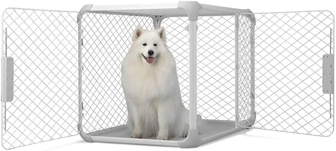 Fast DIGGS Evolv Dog Crate – Slim Durable Dog Kennel with Removable Ceiling Panel and Modular Design – Safe Stylish Convenient Ash Large About ThisOverview