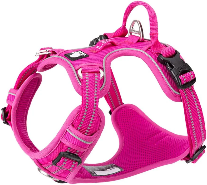 Prestigious TRUE LOVE Dog Harness No Pull Nylon Reflective Pet Harness Adjustable Comfortable Control Step-in Brilliant Colors Truelove TLH56512 Artisan