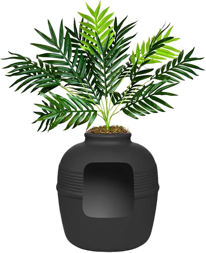 Environmentally Friendly Good Pet Stuff Hidden Litter Box Planter Decorative Cat Litter Enclosure Organic