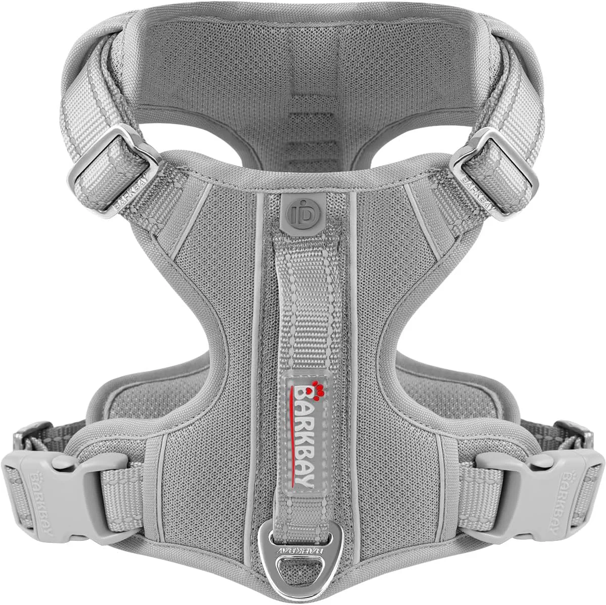 Selected BARKBAY Dog Harness No Pull with ID Tag Pocket – Heavy Duty Reflective Easy Control for Large Dogs Grey M Official