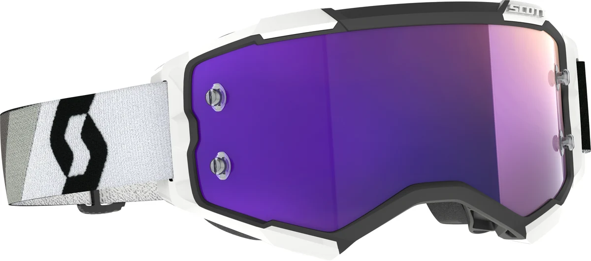 Pure Fury Goggle Prem Blk Wht Prp Chrome Works Efficient
