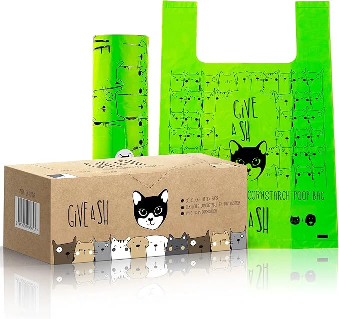 Environmentally Friendly Home Compostable Cat Litter Bags Effective