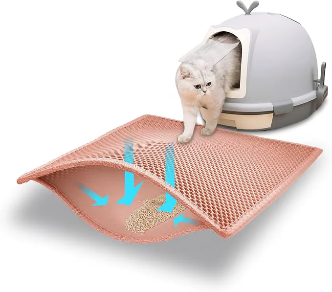 Artisan Pieviev Cat Litter Mat Double Layer Waterproof Urine Proof Trapping Mat 1 Pack Original Design