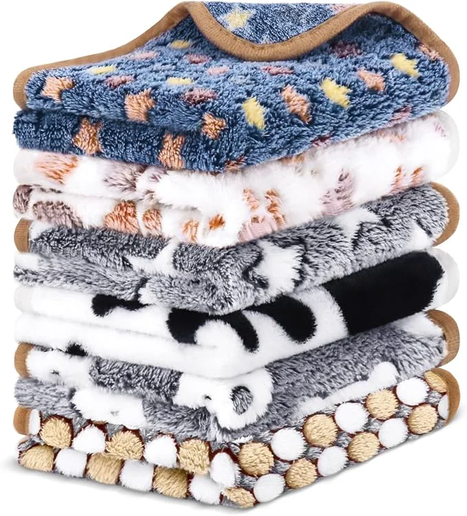 User-Friendly 6 Pcs Guinea Pig Blankets Bedding Small Animal Cage Liners Sleep Mat Absorbent Functional