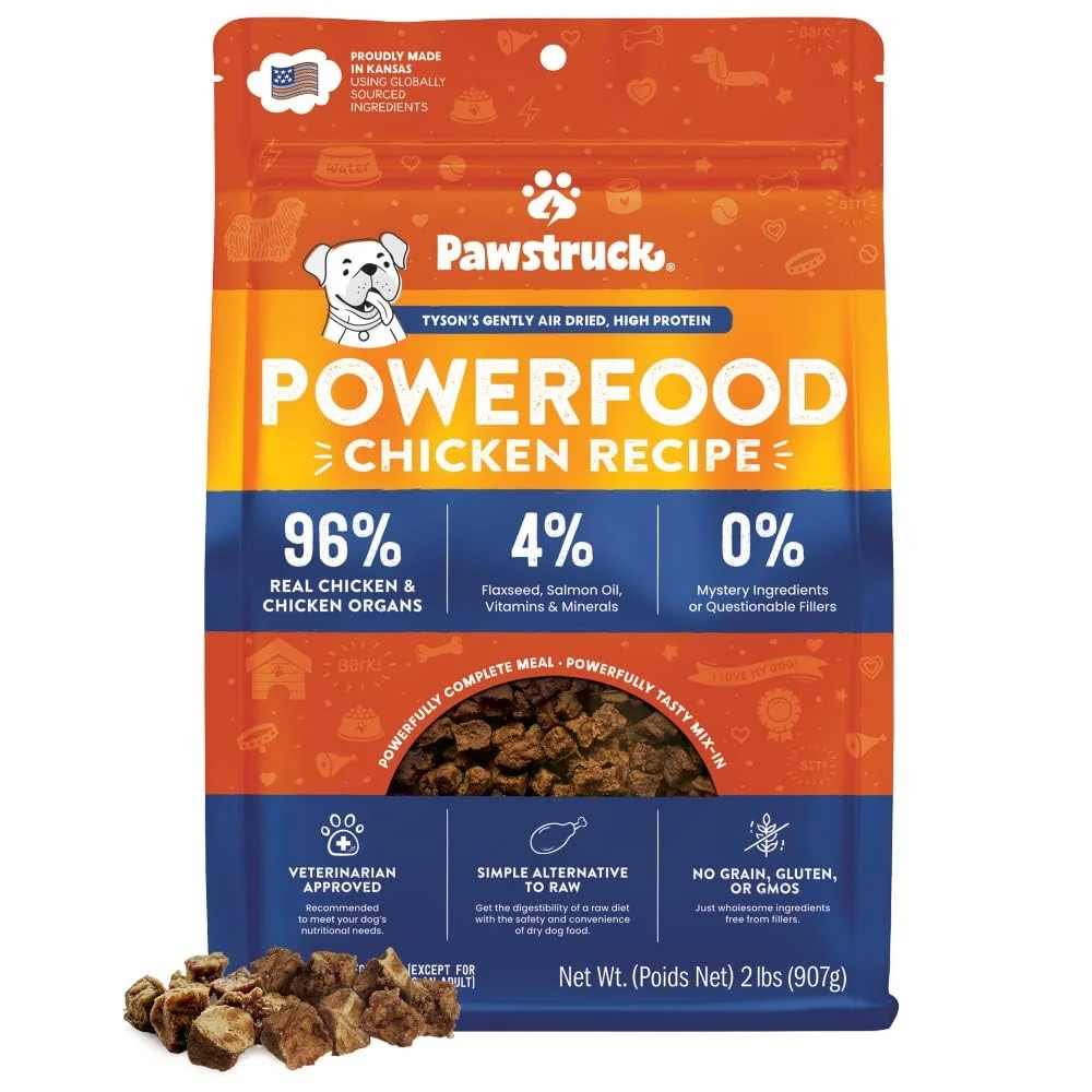 Proven Pawstruck Air Dried Dog Food with Chicken Grain- Made in USA Soft