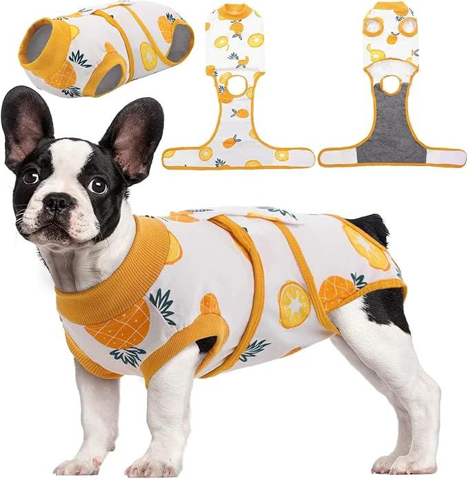 Classic Kuoser Recovery Suit for Dogs Cats After Surgery Professional Pet Recovery Shirt Dog Abdominal Wounds Bandages Substitute E-Collar Cone Prevent Licking Dog Onesies Pet Surgery Recovery SuitAbout ThisOverview Safe