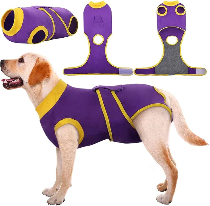 Enhanced Kuoser Recovery Suit for Dogs Cats After Surgery Professional Pet Recovery Shirt Dog Abdominal Wounds Bandages Substitute E-Collar Cone Prevent Licking Dog Onesies Pet Surgery Recovery SuitAbout ThisOverview Artisan