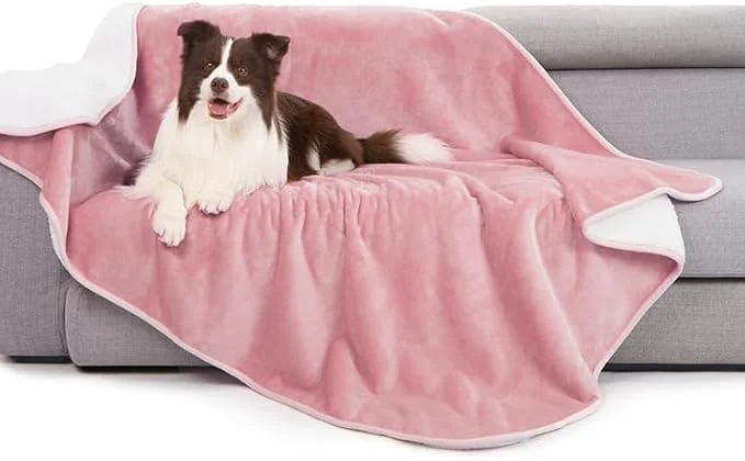 Environmentally Friendly gogobunny Waterproof Bed Blanket Reversible Sherpa Fleece Throw Blanket Top-Quality