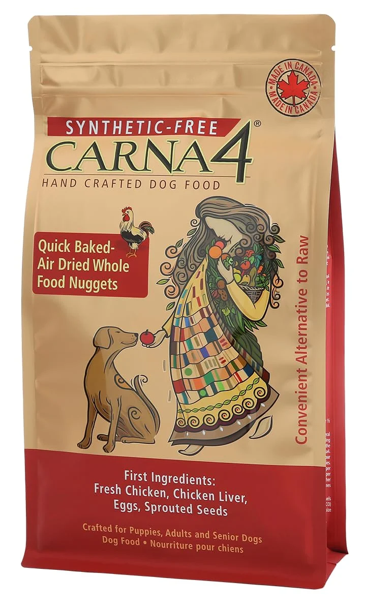 Professional CARNA4 All Life Stages Chicken Formula Dry Dog Food 3 lb – Synthetic- Nutrient-Dense Easy-to-Use