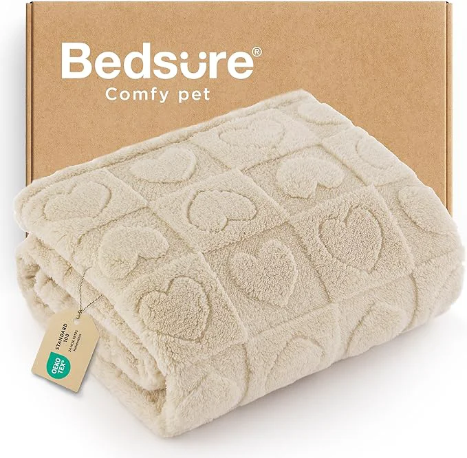 Certified Bedsure Dog Blankets for Medium Dogs Washable Reliable