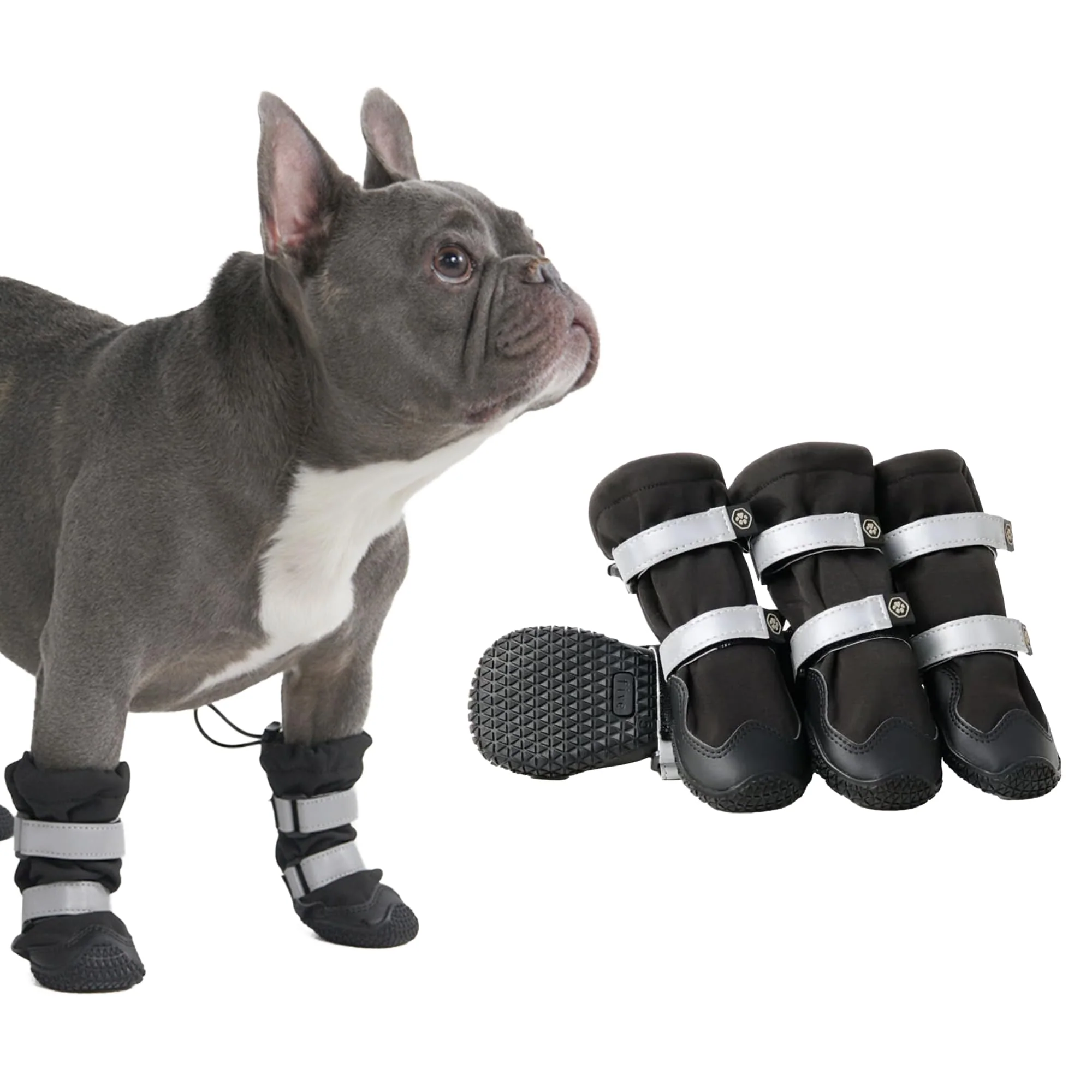 Artisan Spark Paws Dog Shoes Size 2 — Waterproof Non-Slip Boots for Medium to Large Dogs Detailed