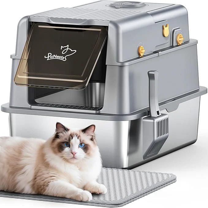 Reusable L7 Pro-Stainless Steel Litter Box Fashionable